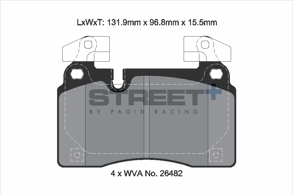PAGID Racing STREET+ Bremsbeläge