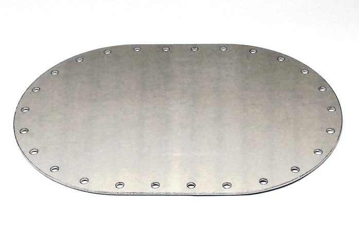 Tankplatte oval