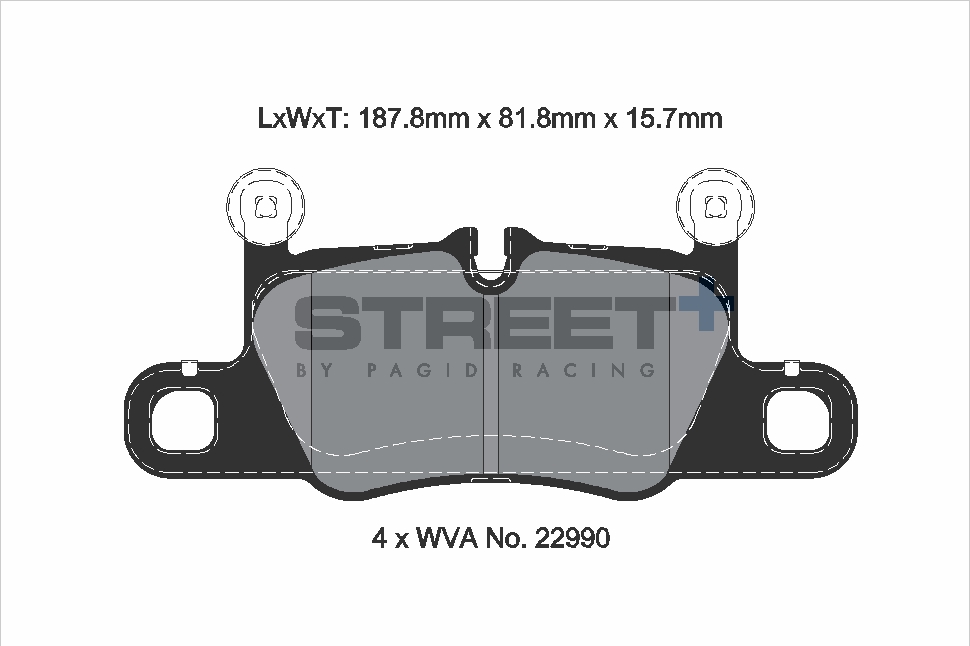 PAGID Racing STREET+ Bremsbeläge