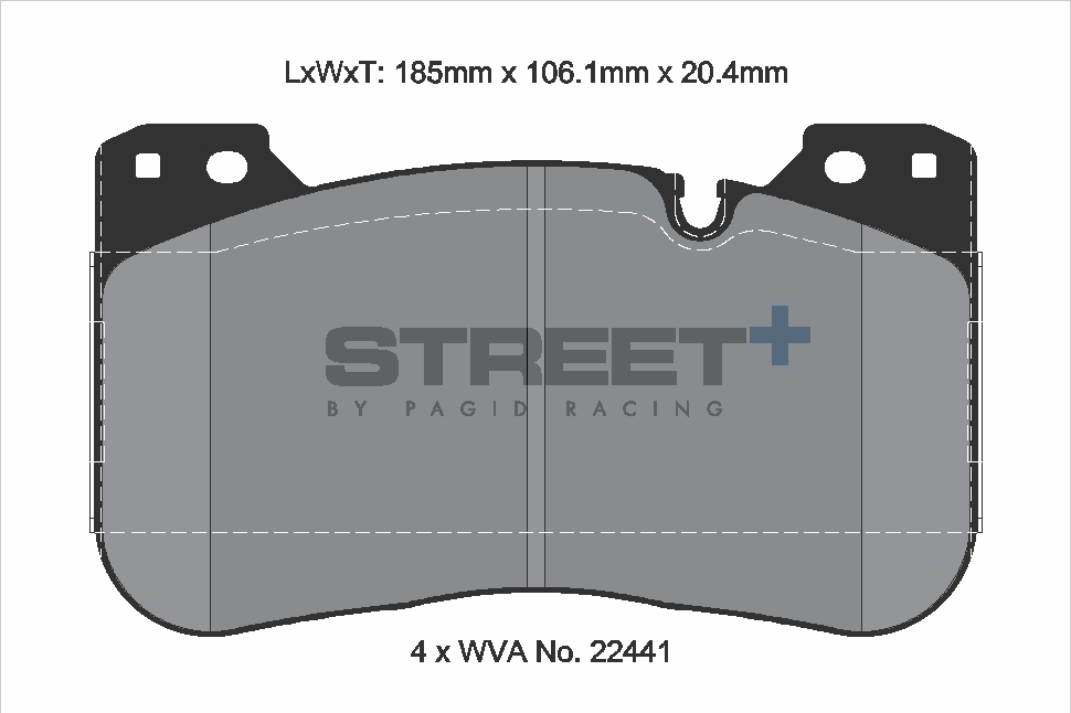 PAGID Racing STREET+ Bremsbeläge