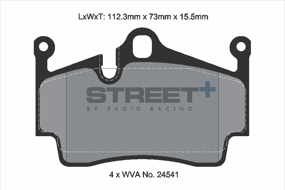 PAGID Racing STREET+ Bremsbeläge