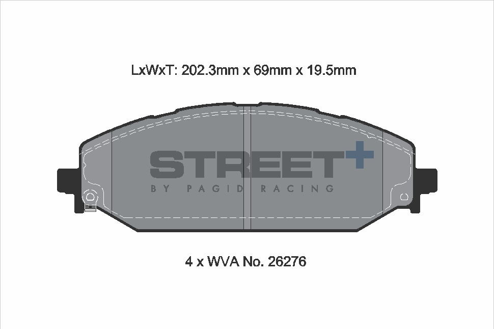 PAGID Racing STREET+ Bremsbeläge