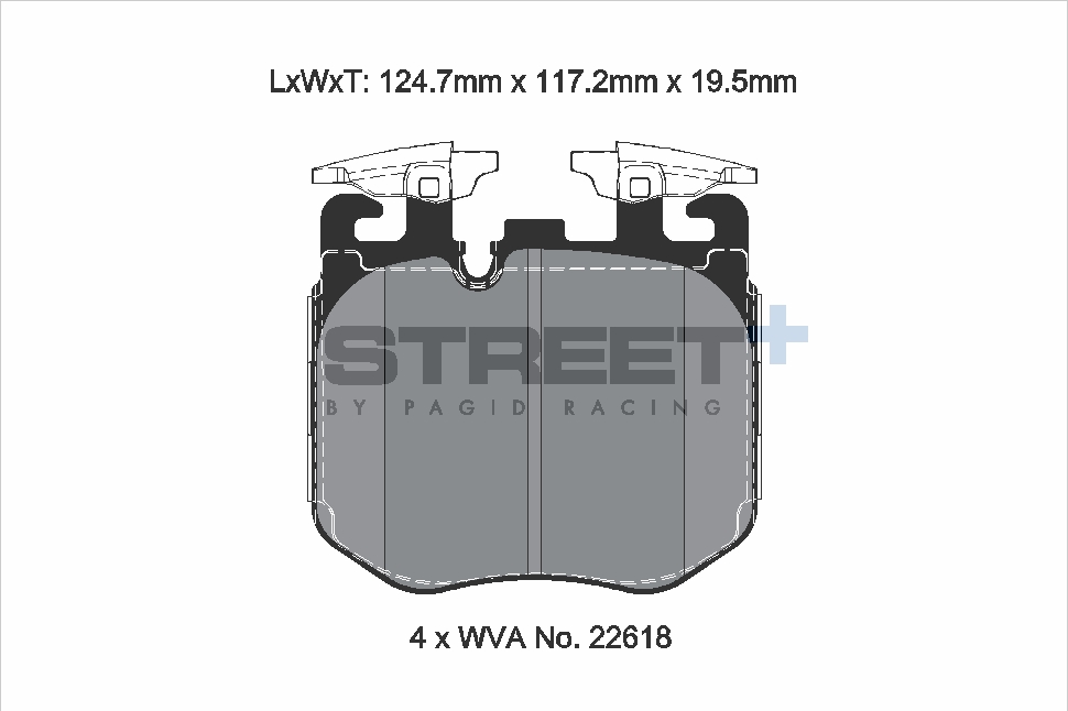 PAGID Racing STREET+ Bremsbeläge