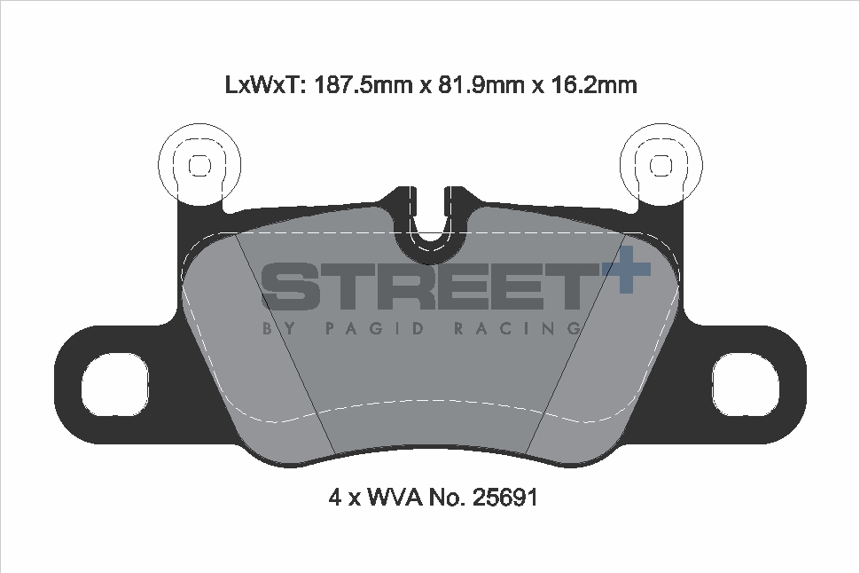 PAGID Racing STREET+ Bremsbeläge