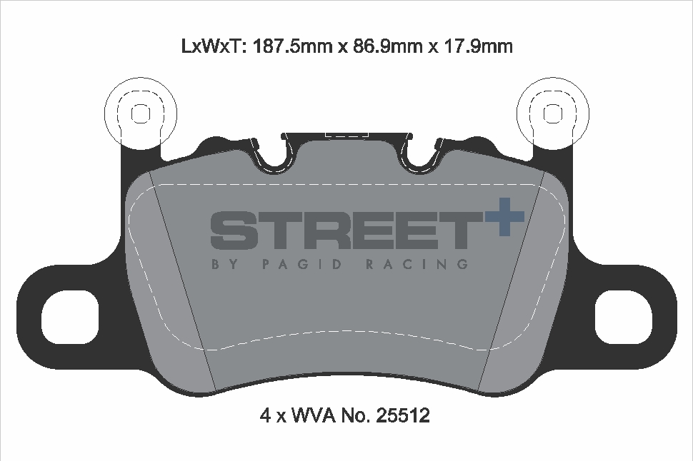 PAGID Racing STREET+ Bremsbeläge