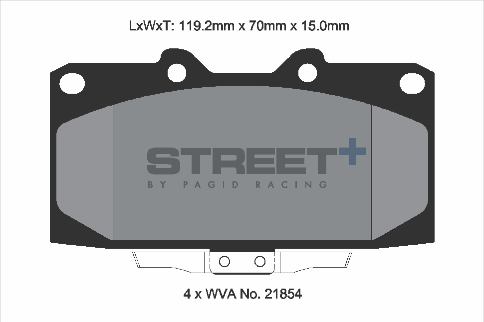 PAGID Racing STREET+ Bremsbeläge