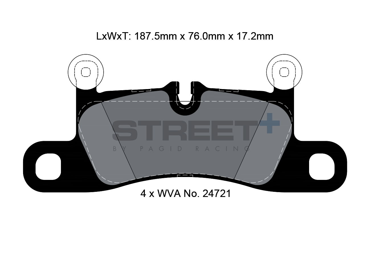 PAGID Racing STREET+ Bremsbeläge